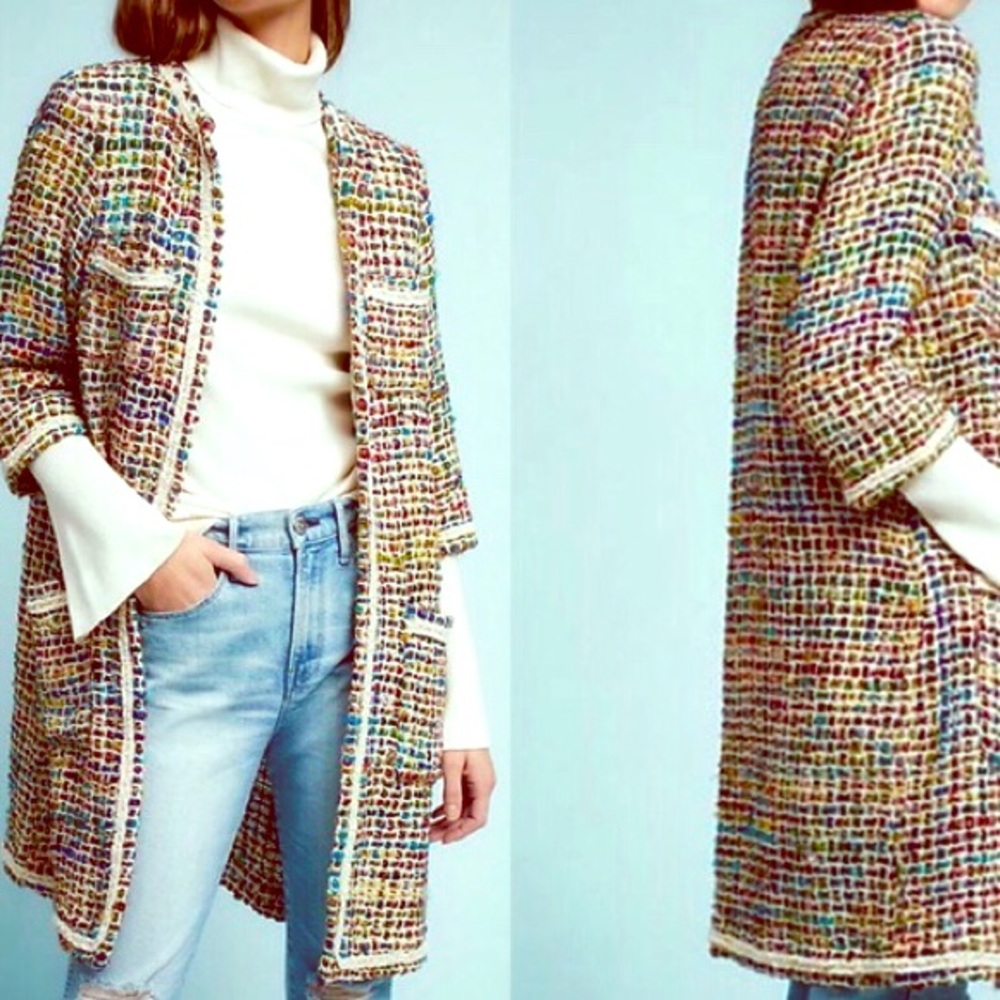 Anthropologie ett:twa Berwyn Tweed Jacket NWT